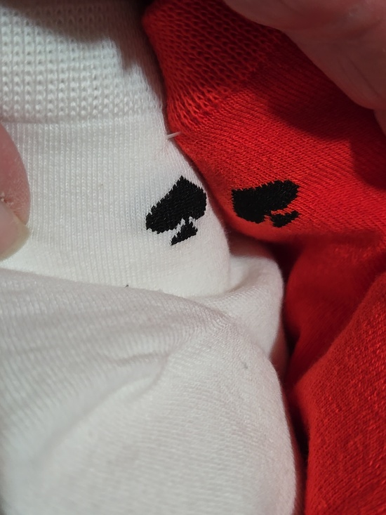 kate spade 3pk Pink Strawberry Pattern Quarter Socks NWT - Picture 3 of 3